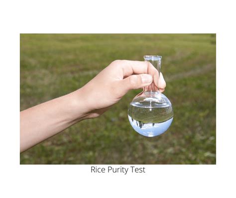 rice purity test 2022|rice purity test updated.